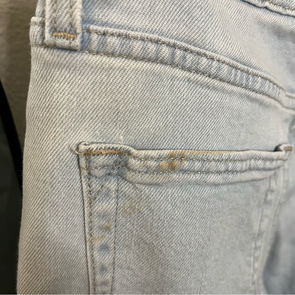 🤍✨ Signature by Levi Strauss Heritage Wide Leg Jeans | Raw Hem Sz W29 (8) - Picture 7 of 10